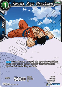 Yamcha, Hope Abandoned (Uncommon) [BT13-044] | Rock City Comics