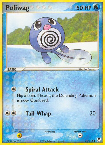 Poliwag (75/112) [EX: FireRed & LeafGreen] | Rock City Comics