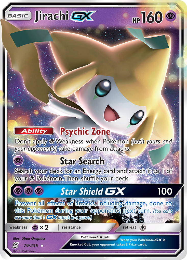 Jirachi GX (79/236) [Sun & Moon: Unified Minds] | Rock City Comics