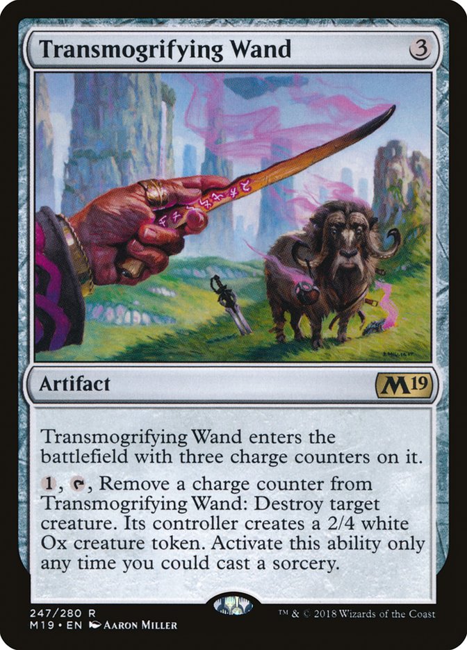 Transmogrifying Wand [Core Set 2019] | Rock City Comics