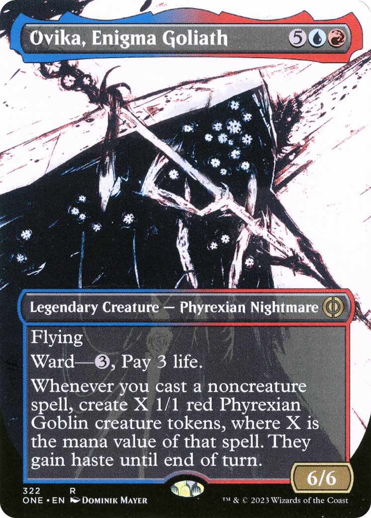 Ovika, Enigma Goliath (Borderless Ichor) [Phyrexia: All Will Be One] | Rock City Comics