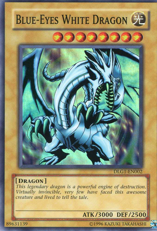 Blue-Eyes White Dragon [DLG1-EN002] Super Rare | Rock City Comics