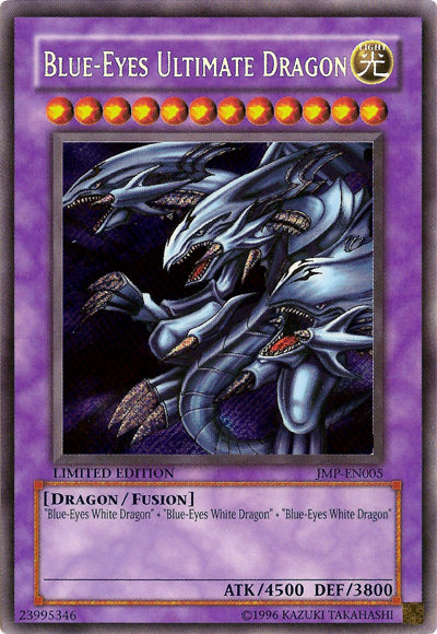 Blue-Eyes Ultimate Dragon [JMP-EN005] Ultra Rare | Rock City Comics