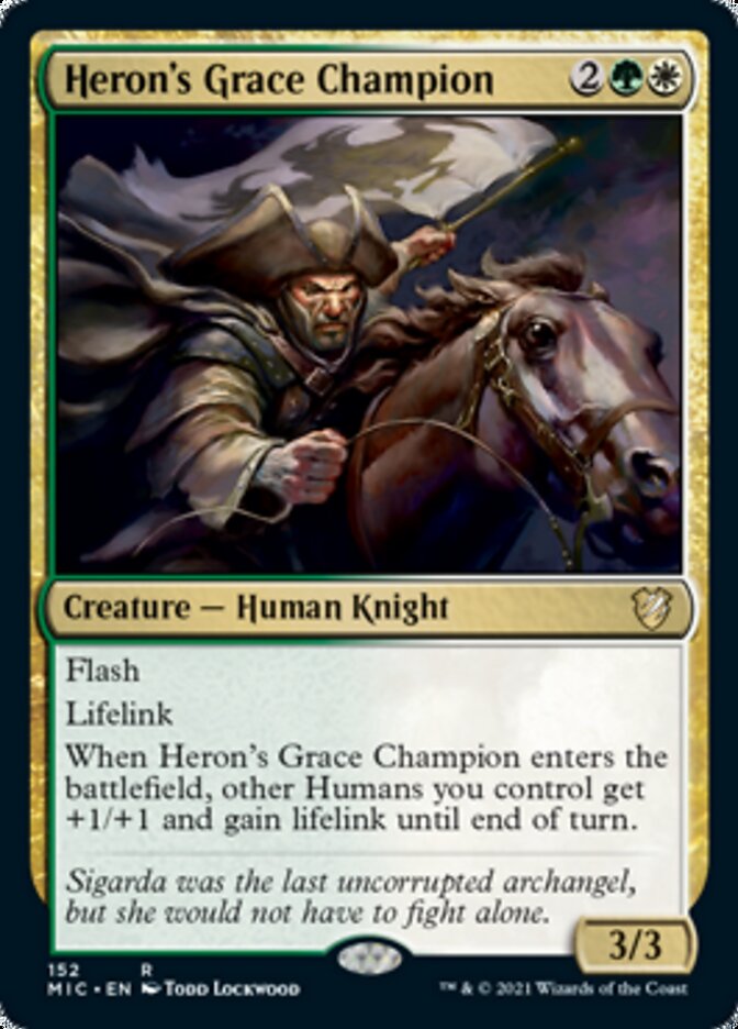 Heron's Grace Champion [Innistrad: Midnight Hunt Commander] | Rock City Comics