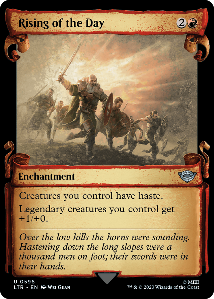 Rising of the Day [The Lord of the Rings: Tales of Middle-Earth Showcase Scrolls] | Rock City Comics