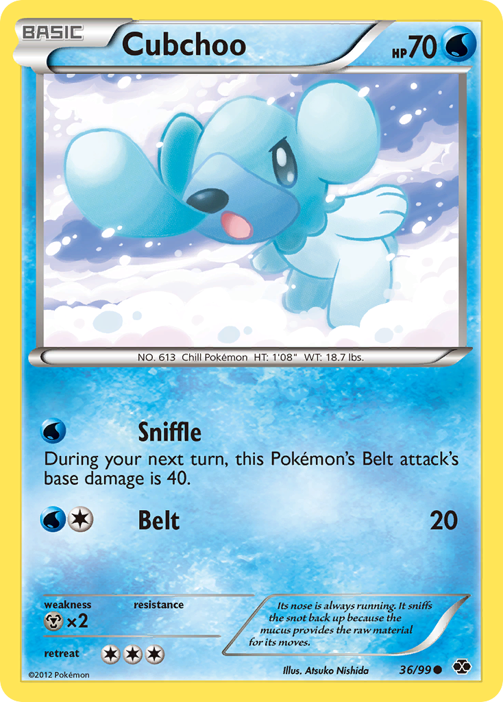 Cubchoo (36/99) [Black & White: Next Destinies] | Rock City Comics