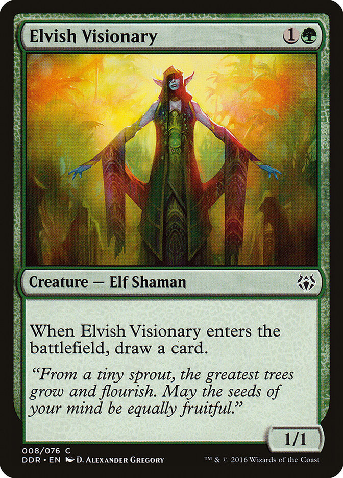 Elvish Visionary [Duel Decks: Nissa vs. Ob Nixilis] | Rock City Comics