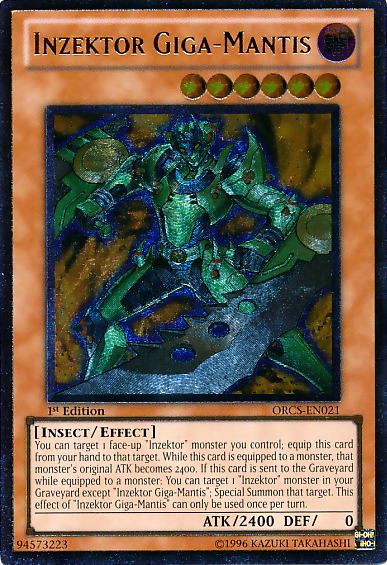 Inzektor Giga-Mantis [ORCS-EN021] Ultimate Rare | Rock City Comics