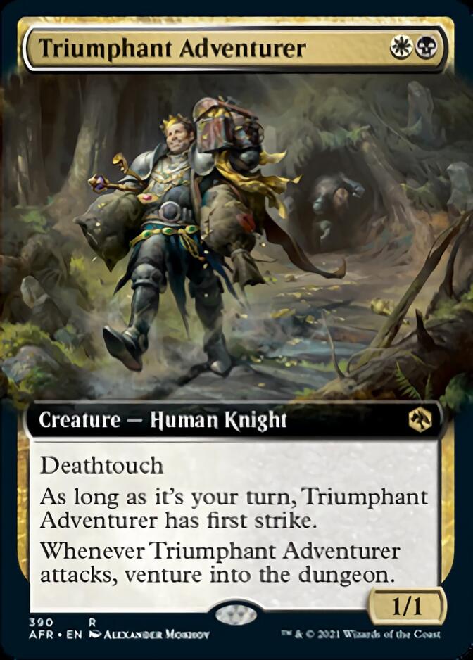 Triumphant Adventurer (Extended) [Dungeons & Dragons: Adventures in the Forgotten Realms] | Rock City Comics