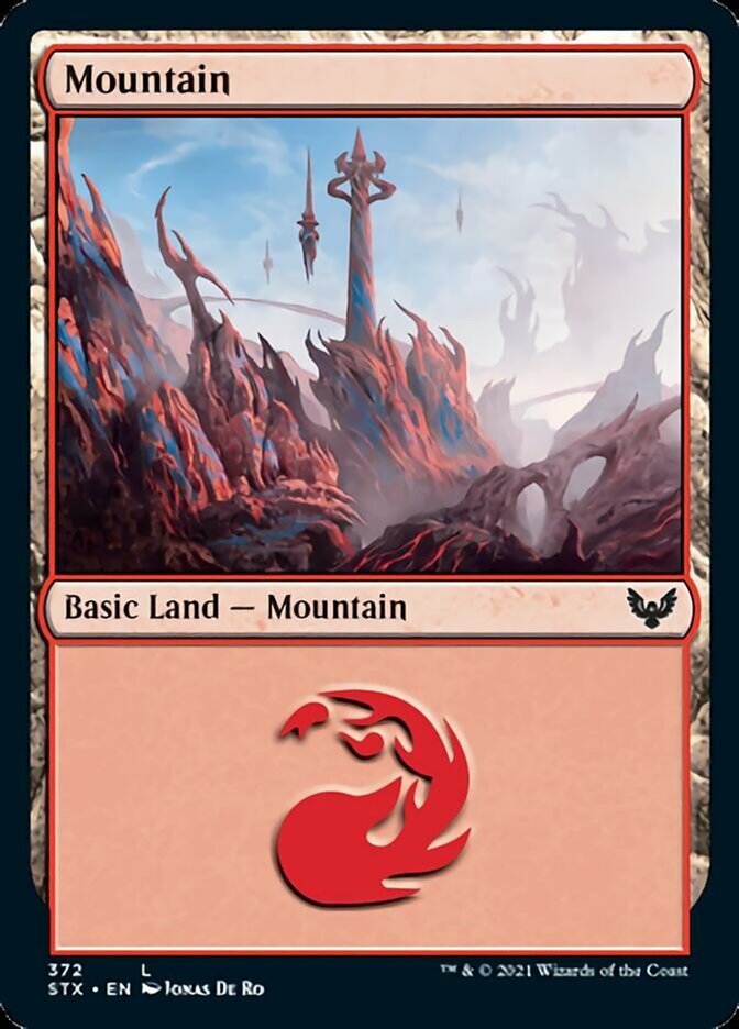 Mountain (372) [Strixhaven: School of Mages] | Rock City Comics