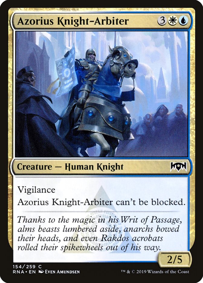 Azorius Knight-Arbiter [Ravnica Allegiance] | Rock City Comics