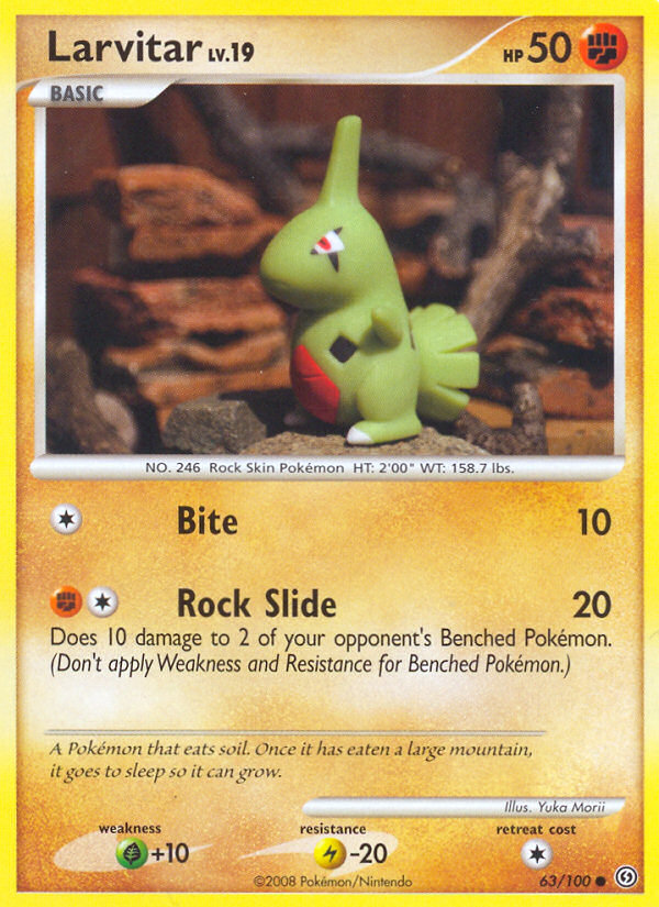 Larvitar (63/100) [Diamond & Pearl: Stormfront] | Rock City Comics