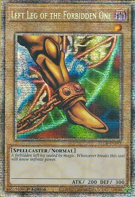 Left Leg of the Forbidden One [BLCR-EN103] Starlight Rare | Rock City Comics