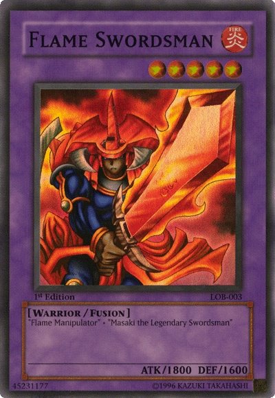 Flame Swordsman [LOB-003] Super Rare | Rock City Comics