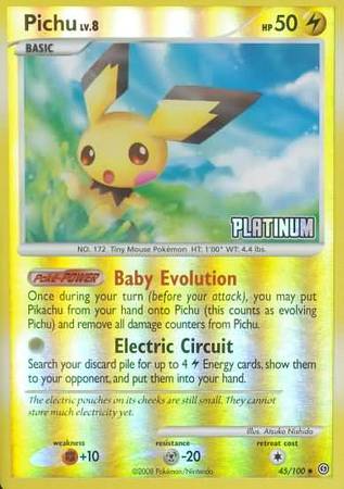 Pichu (45/100) [Burger King Promos: 2009 Collection] | Rock City Comics