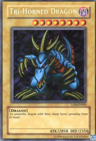 Tri-Horned Dragon [LOB-EN000] Secret Rare | Rock City Comics