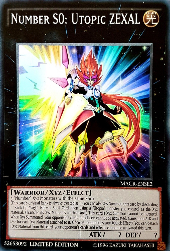 Number S0: Utopic ZEXAL [MACR-ENSE2] Super Rare | Rock City Comics