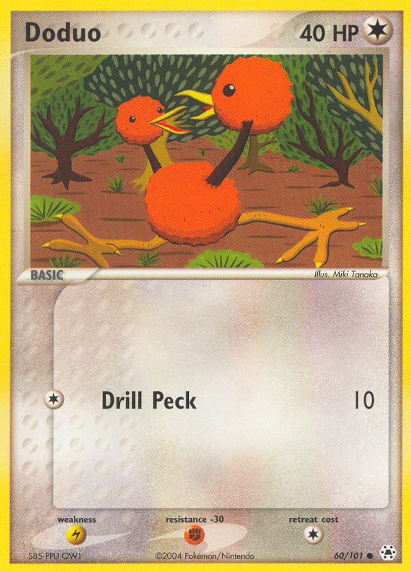 Doduo (60/101) [EX: Hidden Legends] | Rock City Comics