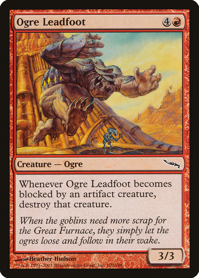 Ogre Leadfoot [Mirrodin] | Rock City Comics