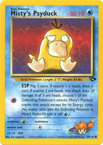 Misty's Psyduck (90/132) [Gym Challenge Unlimited] | Rock City Comics