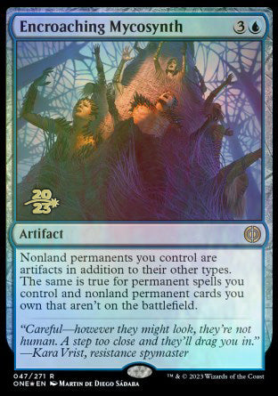 Encroaching Mycosynth [Phyrexia: All Will Be One Prerelease Promos] | Rock City Comics