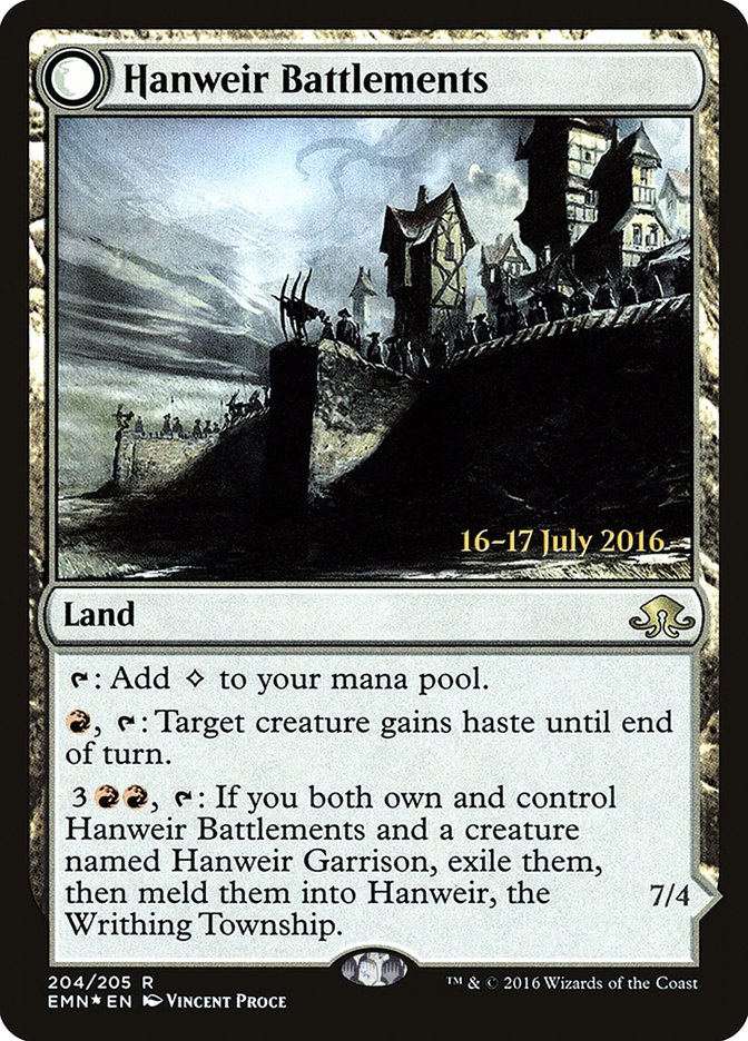 Hanweir Battlements  [Eldritch Moon Prerelease Promos] | Rock City Comics