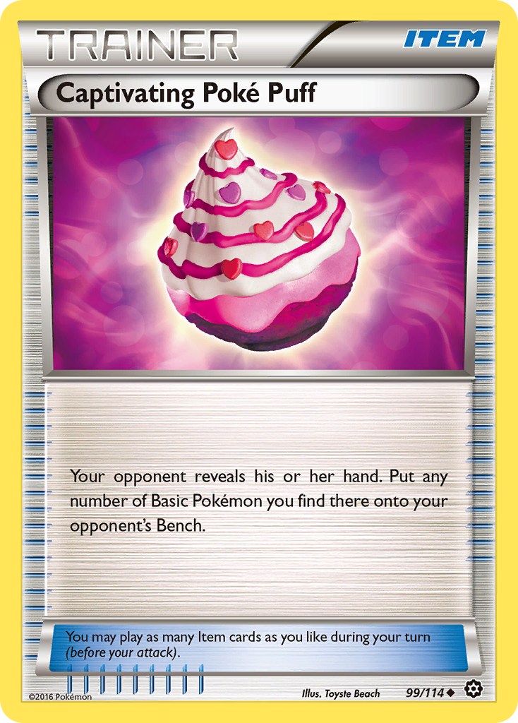 Captivating Poke Puff (99/114) [XY: Steam Siege] | Rock City Comics