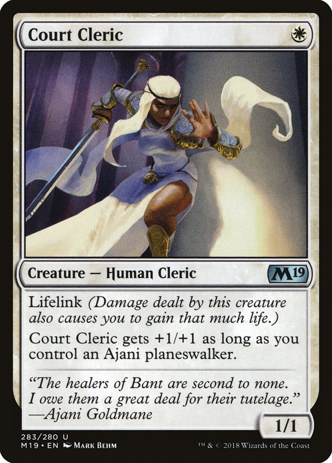 Court Cleric [Core Set 2019] | Rock City Comics