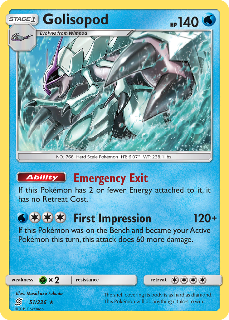 Golisopod (51/236) [Sun & Moon: Unified Minds] | Rock City Comics