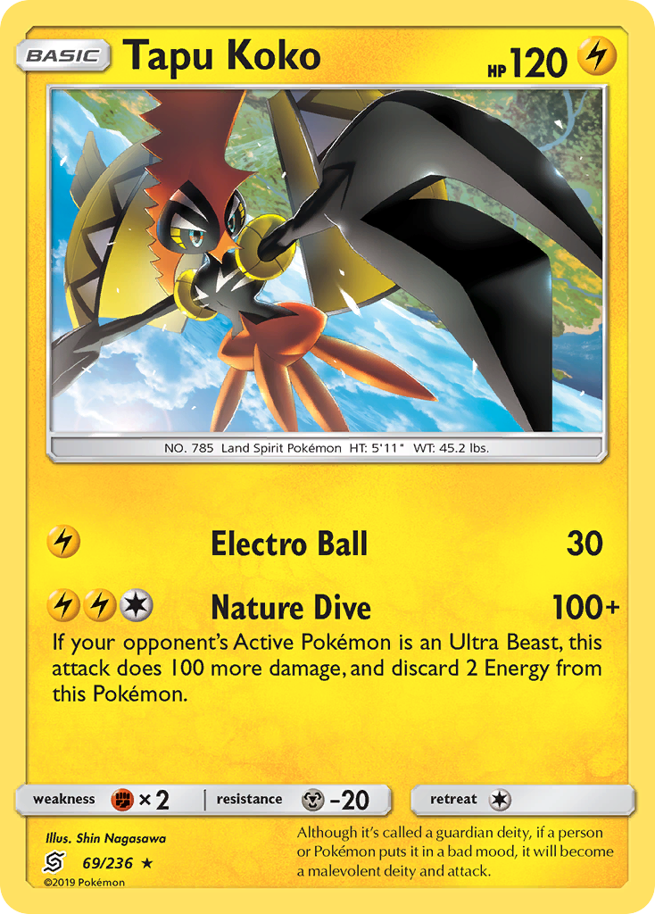 Tapu Koko (69/236) [Sun & Moon: Unified Minds] | Rock City Comics