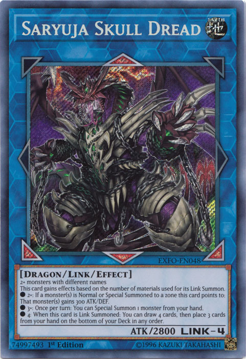 Saryuja Skull Dread [EXFO-EN048] Secret Rare | Rock City Comics