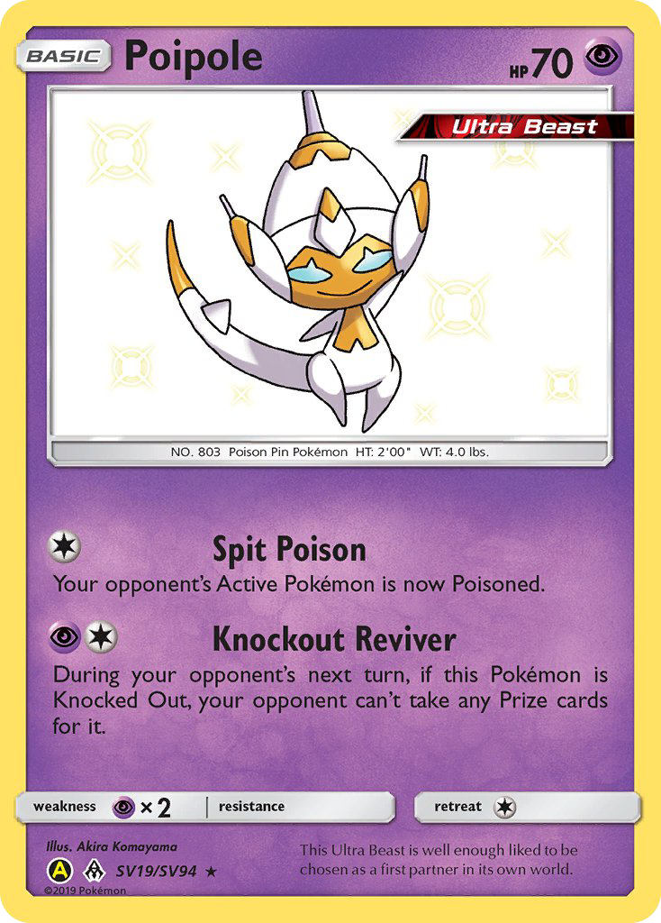 Poipole (SV19/SV94) [Sun & Moon: Hidden Fates - Shiny Vault] | Rock City Comics