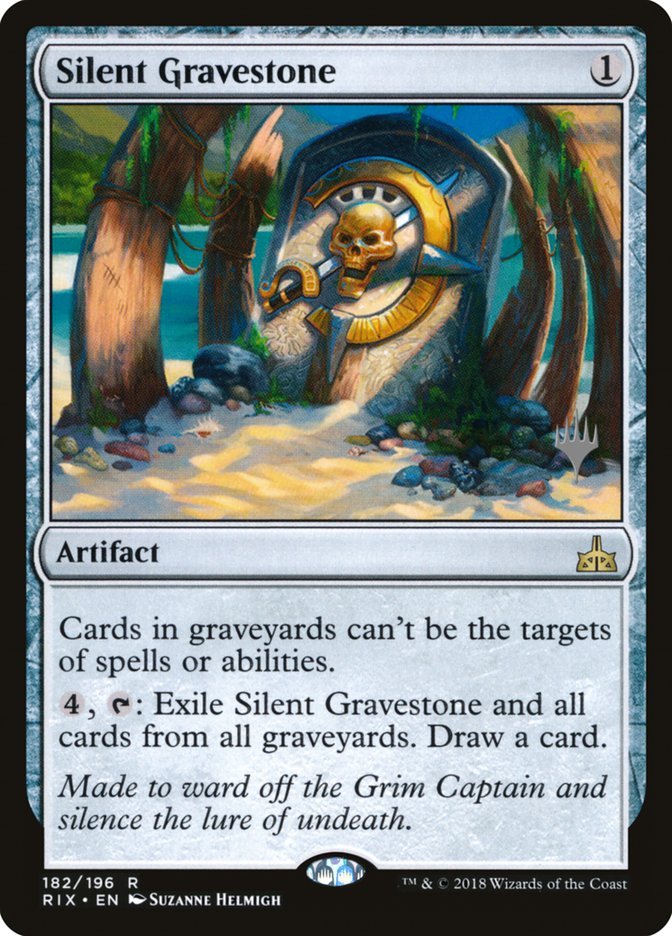 Silent Gravestone (Promo Pack) [Rivals of Ixalan Promos] | Rock City Comics