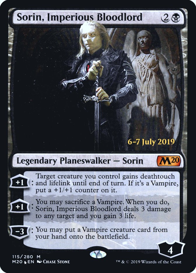 Sorin, Imperious Bloodlord  [Core Set 2020 Prerelease Promos] | Rock City Comics