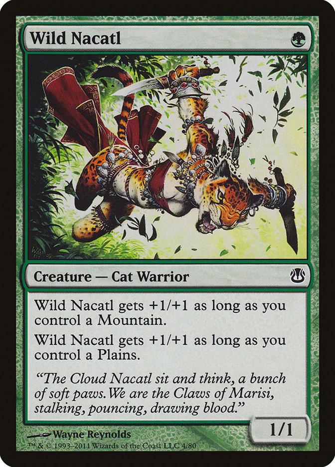 Wild Nacatl [Duel Decks: Ajani vs. Nicol Bolas] | Rock City Comics