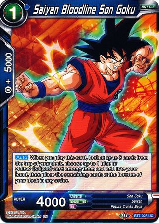 Saiyan Bloodline Son Goku [BT7-028] | Rock City Comics