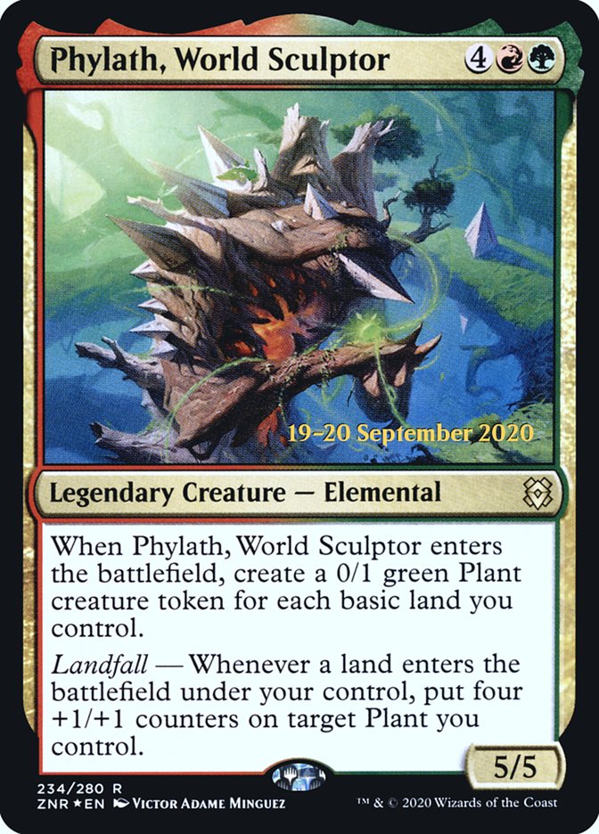 Phylath, World Sculptor [Zendikar Rising Prerelease Promos] | Rock City Comics