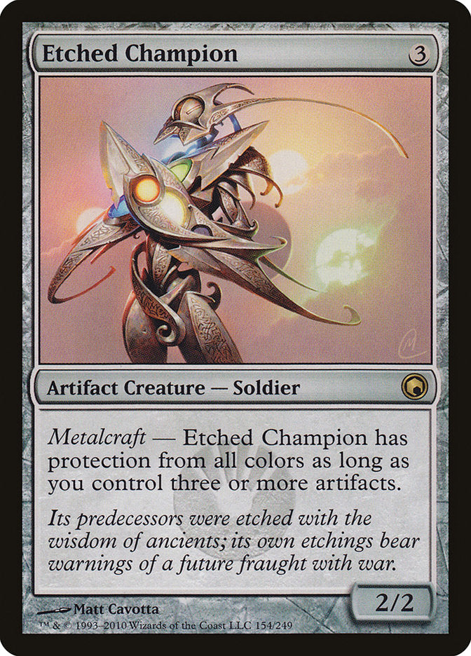 Etched Champion [Scars of Mirrodin] | Rock City Comics