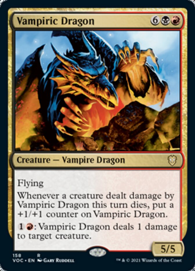 Vampiric Dragon [Innistrad: Crimson Vow Commander] | Rock City Comics