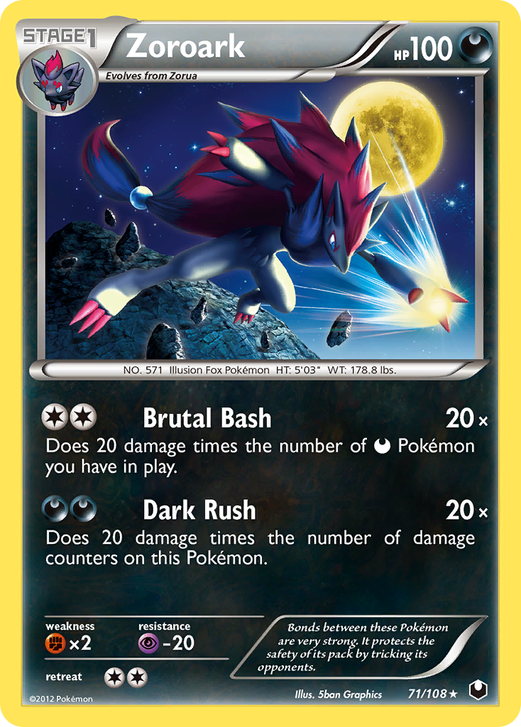 Zoroark (71/108) [Black & White: Dark Explorers] | Rock City Comics