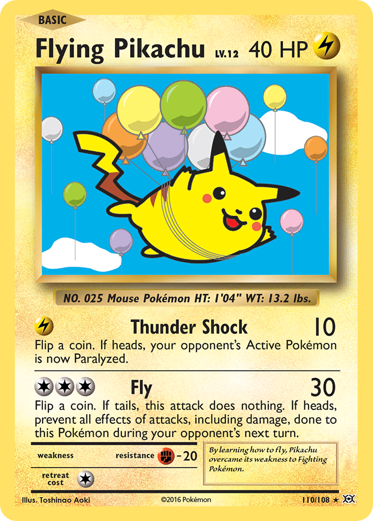 Flying Pikachu (110/108) [XY: Evolutions] | Rock City Comics