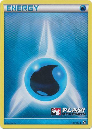 Water Energy (107/114) (Play Pokemon Promo) [Black & White: Base Set] | Rock City Comics