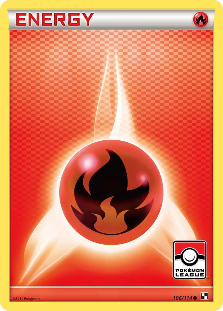 Fire Energy (106/114) [Black & White: Base Set] | Rock City Comics