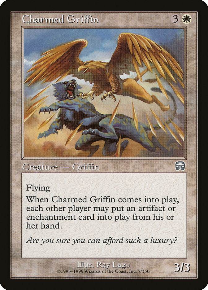 Charmed Griffin [Mercadian Masques] | Rock City Comics