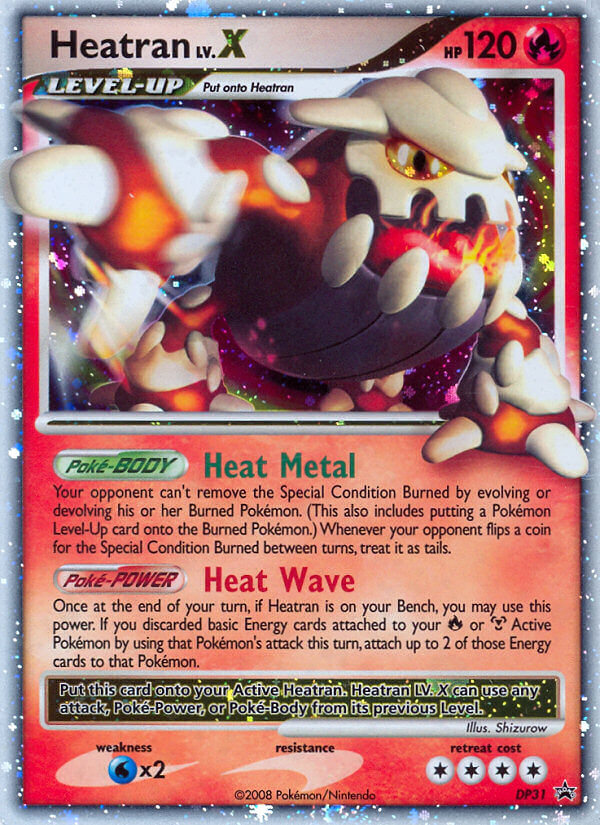 Heatran LV.X (DP31) [Diamond & Pearl: Black Star Promos] | Rock City Comics