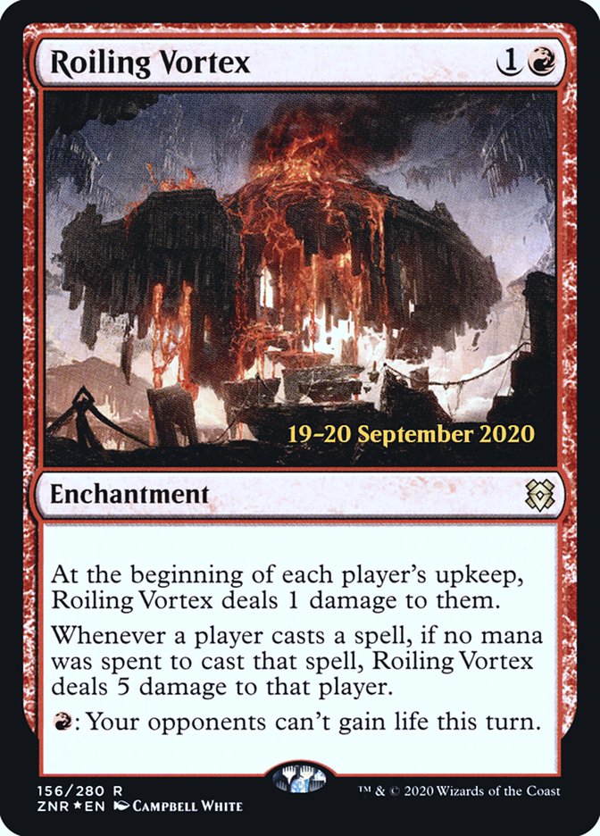 Roiling Vortex [Zendikar Rising Prerelease Promos] | Rock City Comics