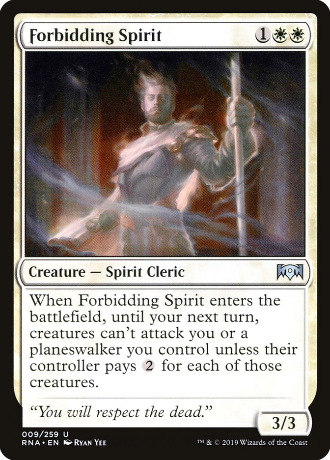 Forbidding Spirit [Ravnica Allegiance] | Rock City Comics