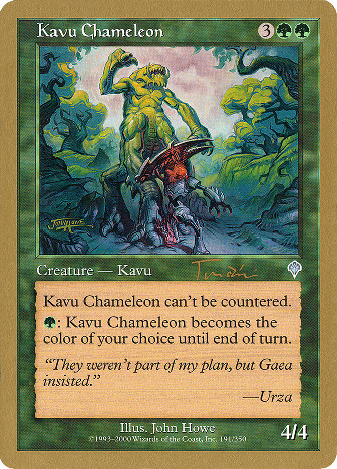 Kavu Chameleon (Jan Tomcani) [World Championship Decks 2001] | Rock City Comics