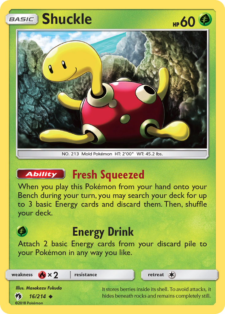 Shuckle (16/214) [Sun & Moon: Lost Thunder] | Rock City Comics