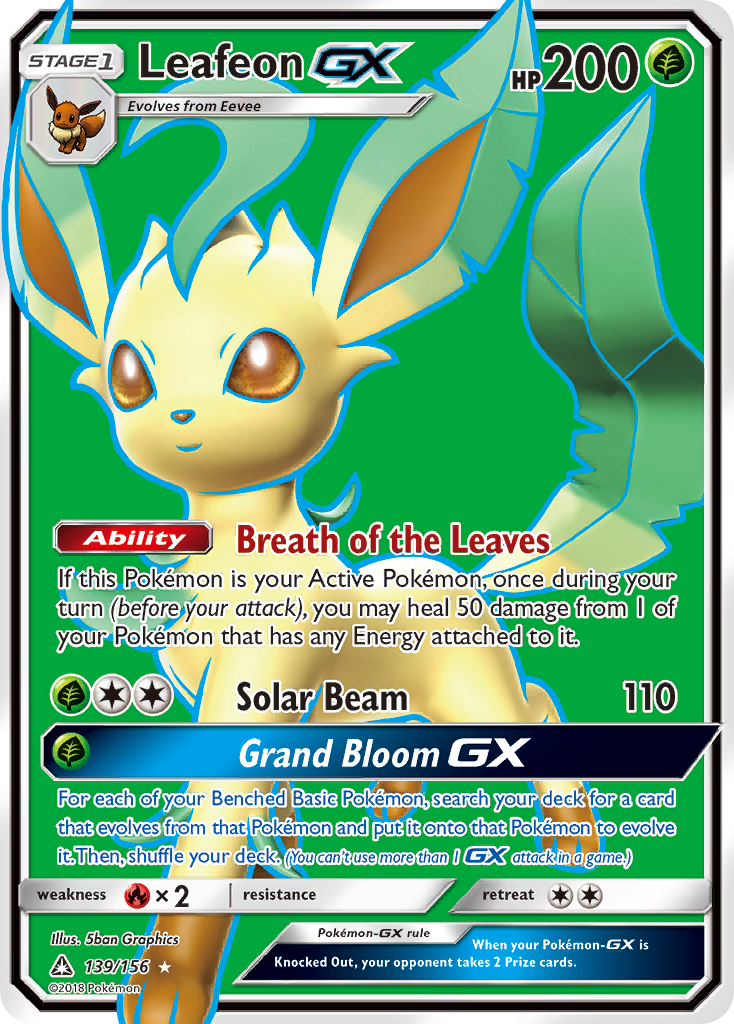 Leafeon GX (139/156) [Sun & Moon: Ultra Prism] | Rock City Comics